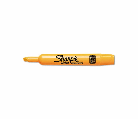 SAN25006 Accent Tank Style Highlighter, Chisel Tip, Orange, 12/Pk By SANFORD