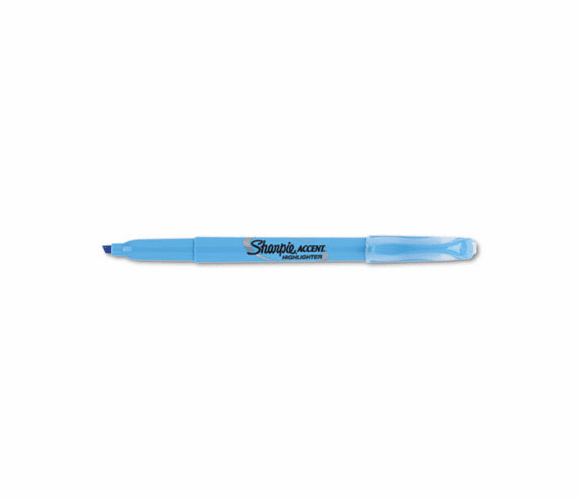 SAN27010 Accent Pocket Style Highlighter, Chisel Tip, Turquoise, 12/Pk By SANFORD