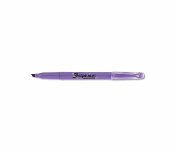 SAN27019 Accent Pocket Style Highlighter, Chisel Tip, Lavender, 12/Pk By SANFORD
