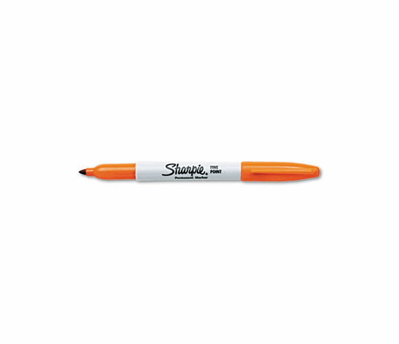 SAN30006 Permanent Marker, Fine Point, Orange, Dozen By SANFORD