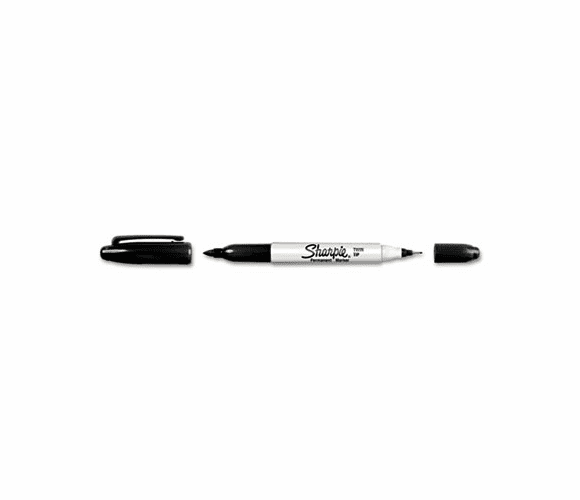SAN32201 Twin-Tip Permanent Marker, Fine/Ultra Fine, Black By SANFORD