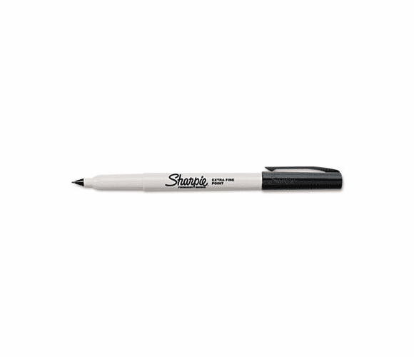 SAN35001 Permanent Marker, Extra Fine Point, Black, Dozen By SANFORD