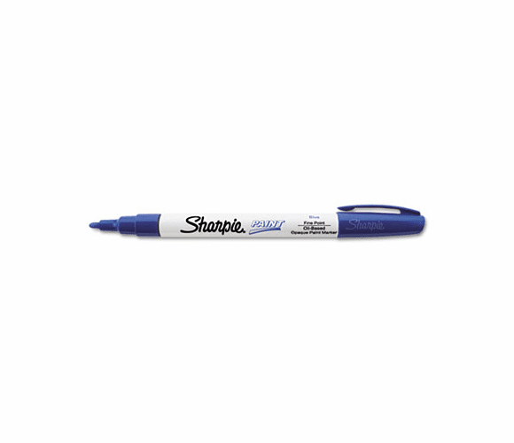 SAN35536 Permanent Paint Marker, Fine Point, Blue By SANFORD