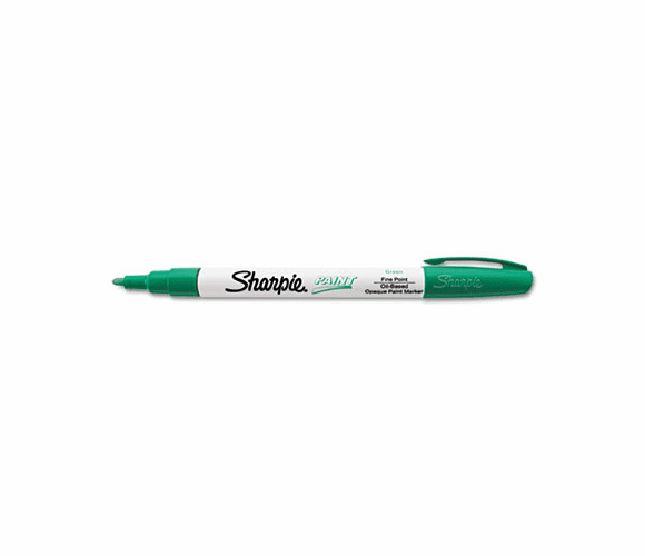 SAN35537 Permanent Paint Marker, Fine Point, Green By SANFORD