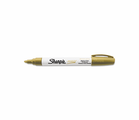 SAN35559 Permanent Paint Marker, Medium Point, Gold By SANFORD