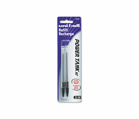 SAN42082PP Refill for uni-ball Power Tank RT Ballpoint, Bold, Black Ink, 2/Pack By SANFORD