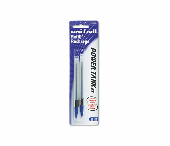 SAN42083PP Refill for uni-ball Power Tank RT Ballpoint, Bold, Blue Ink, 2/Pack By SANFORD