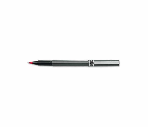 SAN60026 Deluxe Roller Ball Stick Waterproof Pen, Red Ink, Micro, Dozen By SANFORD