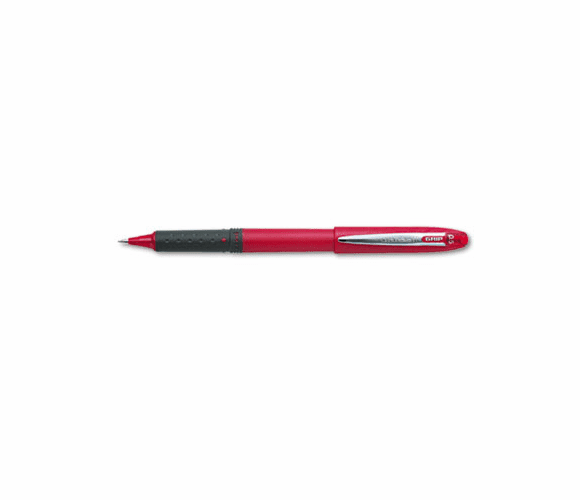 SAN60706 Grip Roller Ball Pen, Red Ink, Micro, Dozen By SANFORD