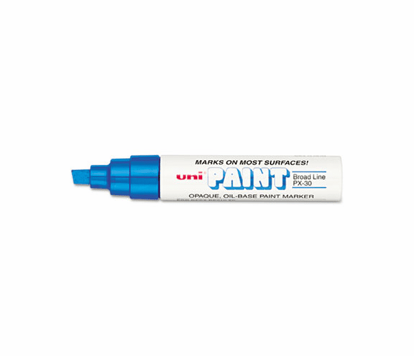 SAN63733 uni-Paint Marker, Broad Tip, Blue By SANFORD