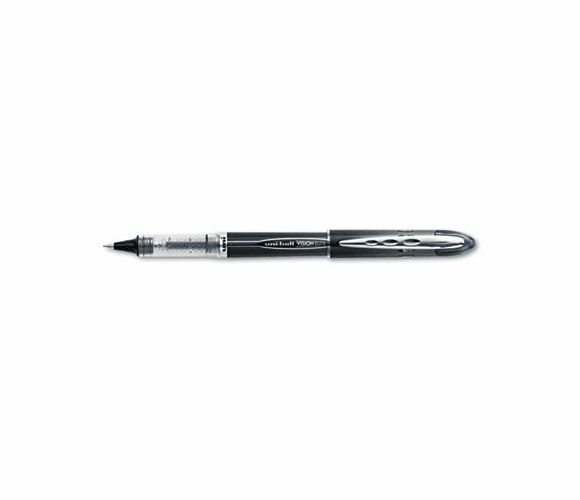 SAN69000 Vision Elite Roller Ball Stick Waterproof Pen, Black Ink, Super Fine By SANFORD