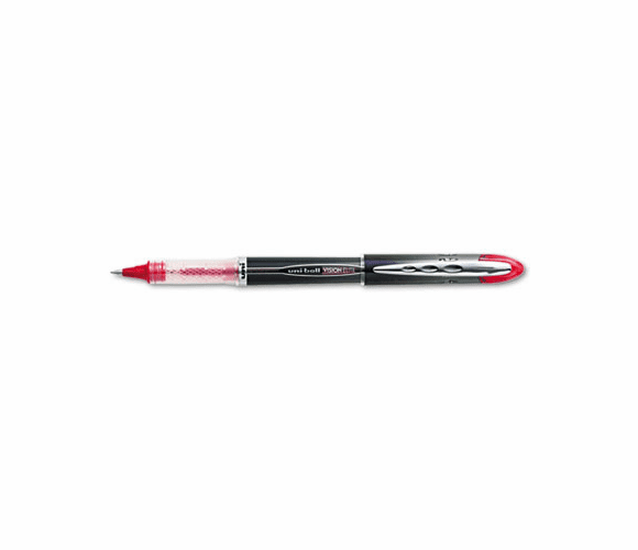 SAN69022 Vision Elite Roller Ball Stick Waterproof Pen, Red Ink, Super Fine By SANFORD