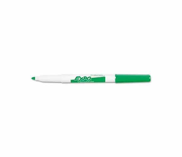 SAN84004 Dry Erase Marker, Fine Point, Green, Dozen By SANFORD