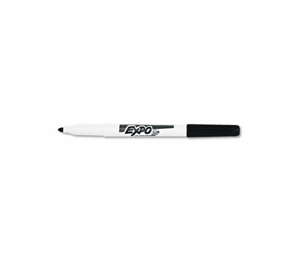 SAN86001 Low Odor Dry Erase Marker, Fine Point, Black, Dozen By SANFORD