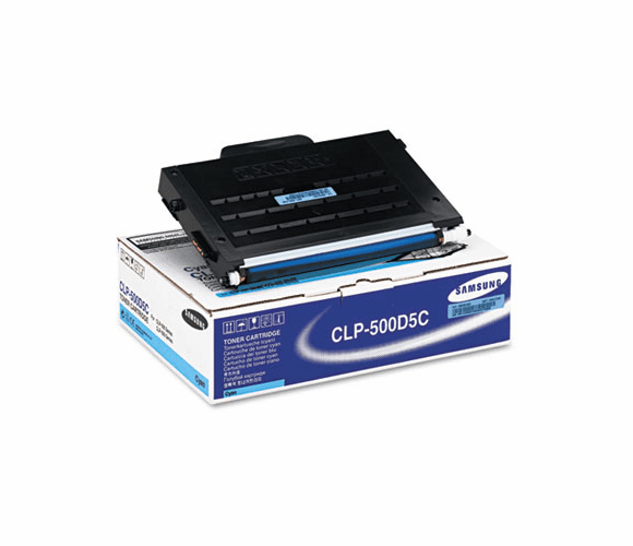 SASCLP500D5C CLP500D5C Toner, 5000 Page-Yield, Cyan By SAMSUNG ELECTRONICS AMERICA, INC.