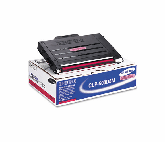 SASCLP500D5M CLP500D5M Toner, 5000 Page-Yield, Magenta By SAMSUNG ELECTRONICS AMERICA, INC.