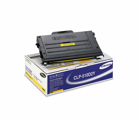 SASCLP510D2Y CLP510D2Y Toner, 2000 Page-Yield, Yellow By SAMSUNG ELECTRONICS AMERICA, INC.