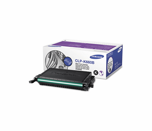 SASCLPK660B CLPK660B High-Yield Toner, 5500 Page-Yield, Black By SAMSUNG ELECTRONICS AMERICA, INC.