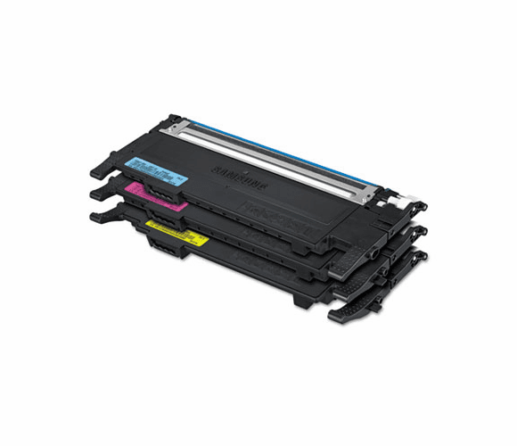 SASCLTP407A CLTP407A Toner, Cyan, Magenta, Yellow, 3/Pk By SAMSUNG ELECTRONICS AMERICA, INC.