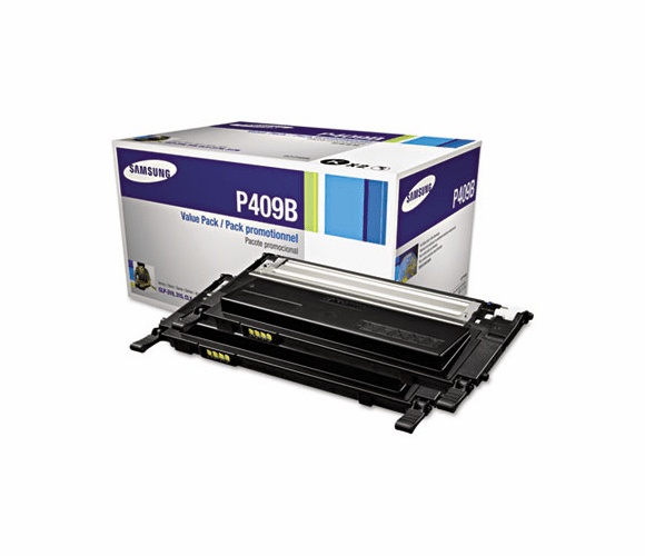 SASCLTP409B CLTP409B Toner, 1500 Page-Yield, Black, 2/Box By SAMSUNG ELECTRONICS AMERICA, INC.