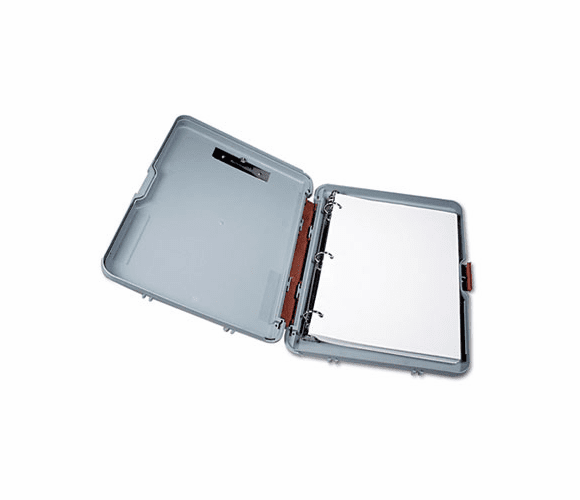 SAU00480 Ringmate Storage Clipboard, 1" Capacity, Holds 8-1/2w x 12h, Gray/Maroon By SAUNDERS MFG. CO., INC.
