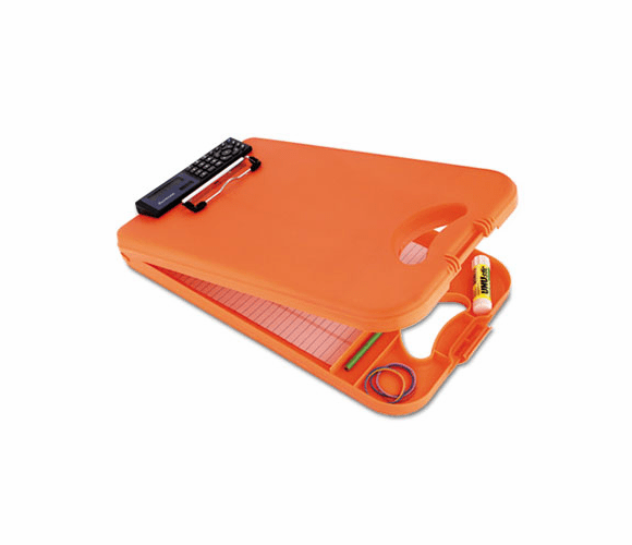 SAU00543 DeskMate II w/Calculator, 1/2" Capacity, 8-1/2w x 11-3/4h, Orange By SAUNDERS MFG. CO., INC.