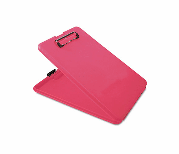 SAU00835 SlimMate Portable Desktop, 1" Capacity, Holds 8 1/2w x 12h, Pink By SAUNDERS MFG. CO., INC.
