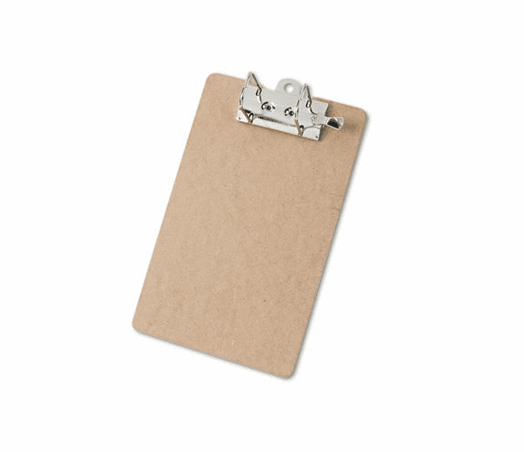 SAU05712 Arch Clipboard, 2" Capacity, Holds 8-1/2"w x 12"h, Brown By SAUNDERS MFG. CO., INC.