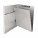 SAU10517 Snapak Aluminum Forms Folder, 1/2" Capacity, Holds 8-1/2w x 12h, Silver By SAUNDERS MFG. CO., INC.