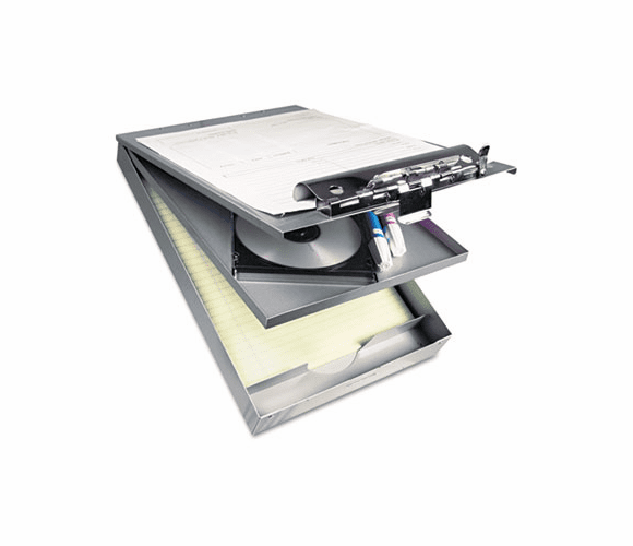 SAU21017 Cruiser Mate Aluminum Storage Clipboard, 1" Capacity, 8 1/2 x 12, Silver By SAUNDERS MFG. CO., INC.