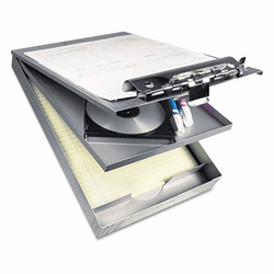 SAU21017 Cruiser Mate Aluminum Storage Clipboard, 1" Capacity, 8 1/2 x 12, Silver By SAUNDERS MFG. CO., INC.