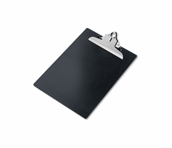 SAU21603 Plastic Antimicrobial Clipboard, 1" Capacity, Holds 8-1/2w x 12h, Black By SAUNDERS MFG. CO., INC.