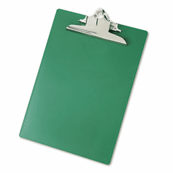 SAU21604 Plastic Antimicrobial Clipboard, 1" Capacity, Holds 8-1/2w x 12h, Green By SAUNDERS MFG. CO., INC.