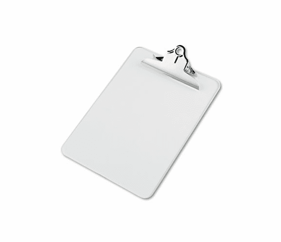 SAU21803 Plastic Clipboard, 1" Capacity, Holds 8-1/2w x 11h, Clear By SAUNDERS MFG. CO., INC.