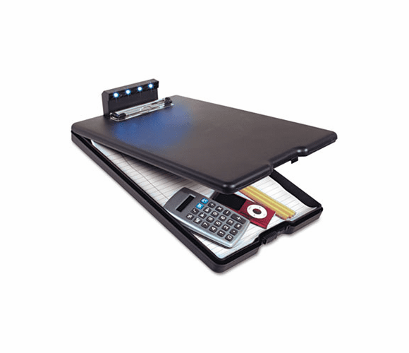 SAU51011 Lite N Write Clipboard, 1/2" Capacity,8 1/2 x 11, Black By SAUNDERS MFG. CO., INC.