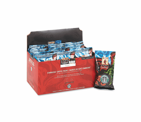 SBK11018195 Coffee, Sumatra, 2 1/2 oz Packet, 18/Box By STARBUCKS COFFEE COMPANY