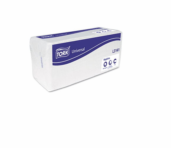 SCAL3141 Luncheon Napkins, 13d x 11 1/2w, White, 6,000 per Carton By SCA TISSUE