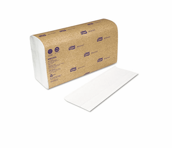 SCAMB550 Multi-Fold Towel, White, 9-1/2 x 9-1/8, 1-Ply, 250/Pack, 16 Packs/Carton By SCA TISSUE