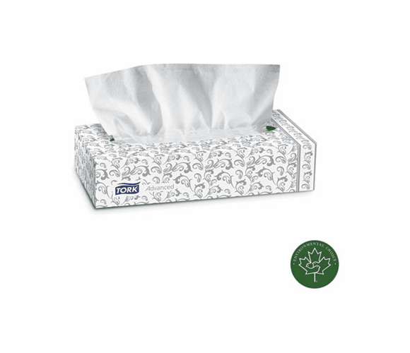 SCATF6810 Advanced Extra Soft, 2-Ply Facial Tissue, 100/Box, 30 Boxes/Carton, WE By SCA TISSUE