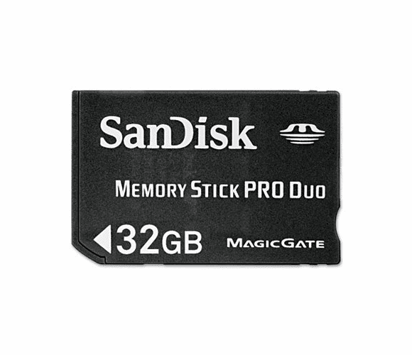 SDIMSPD032GA1 Memory Stick PRO Duo, 32GB By SANDISK CORPORATION