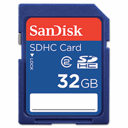 SDISDB032G SDHC Memory Card, 32GB By SANDISK CORPORATION