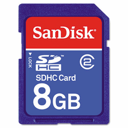 SDISDB8192A11 SDHC Memory Card, 8GB By SANDISK CORPORATION