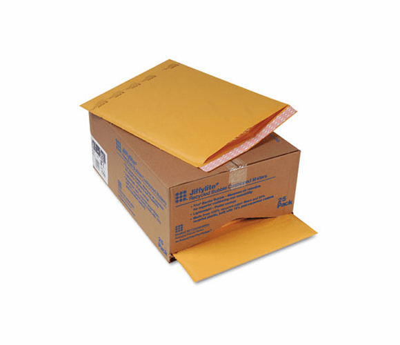 SEL10192 Jiffylite Self-Seal Mailer, Side Seam, #7, 14 1/4 x 20, Golden Brown, 25/Carton By ANLE PAPER/SEALED AIR CORP.