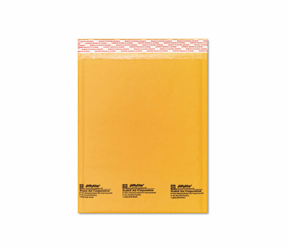 SEL16161 Jiffylite Self-Seal Mailer, Side Seam, #2, 8 1/2 x 12, Golden Brown, 10/Pack By ANLE PAPER/SEALED AIR CORP.