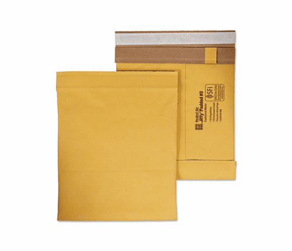 SEL21484 Jiffy Self-Seal Padded Mailer, 6 x 10, Satin Gold, 25/Box By ANLE PAPER/SEALED AIR CORP.