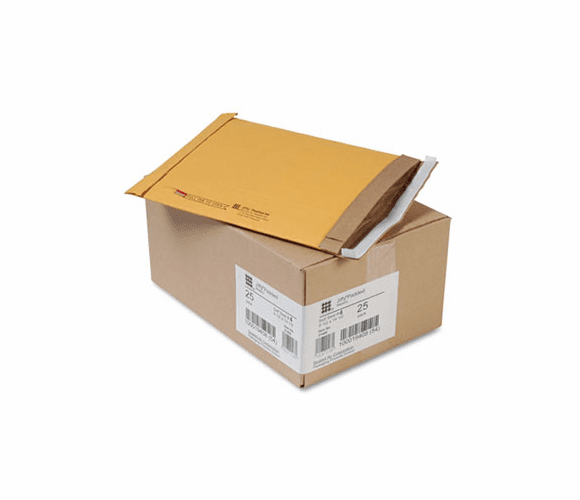 SEL21488 Jiffy Padded Self-Seal Mailer, #4, 9 1/2 x 14 1/2, Golden Brown, 25/Carton By ANLE PAPER/SEALED AIR CORP.
