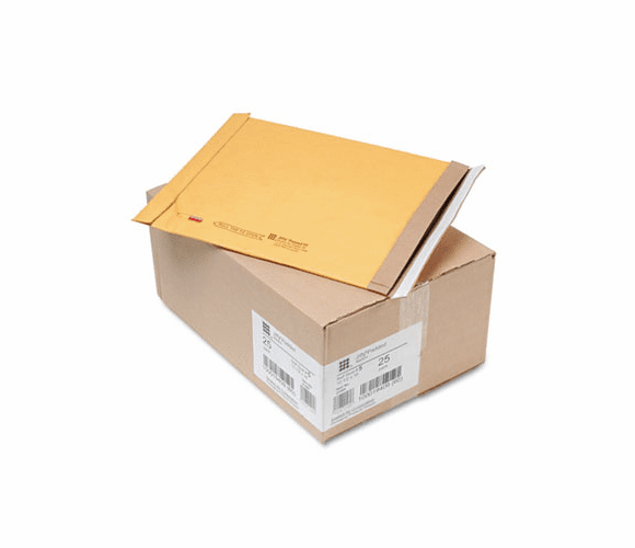 SEL21489 Jiffy Padded Self-Seal Mailer, Side Seam, #5, 10 1/2x16, Golden Brown,25/Carton By ANLE PAPER/SEALED AIR CORP.