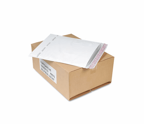 SEL49676 Jiffy TuffGard Self-Seal Cushioned Mailer, #6, 12 1/2 x 19, White, 25/Carton By ANLE PAPER/SEALED AIR CORP.