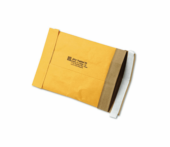 SEL85871 Jiffy Padded Self-Seal Mailer, Side Seam, #0, 6 x 10, Golden Brown, 250/Carton By ANLE PAPER/SEALED AIR CORP.