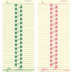 Semi-Monthly/Monthly Time Cards for Side Printers 2 Sided (1000) By Acroprint